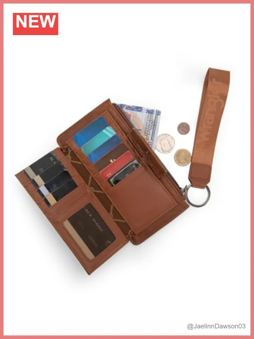 Wrangler Western RFID Blocking Bifold Wristlet Wallet for Women